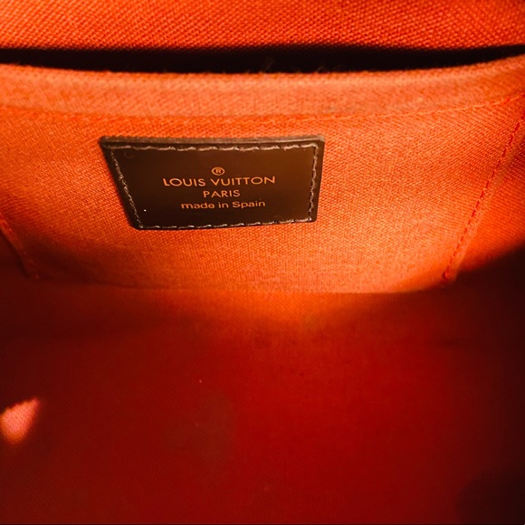 đź’ŻAUTHENTIC LOUIS VUITTON RIVERA MINI HAND BAG PURSE DAMIER EBENE - Picture 11 of 16